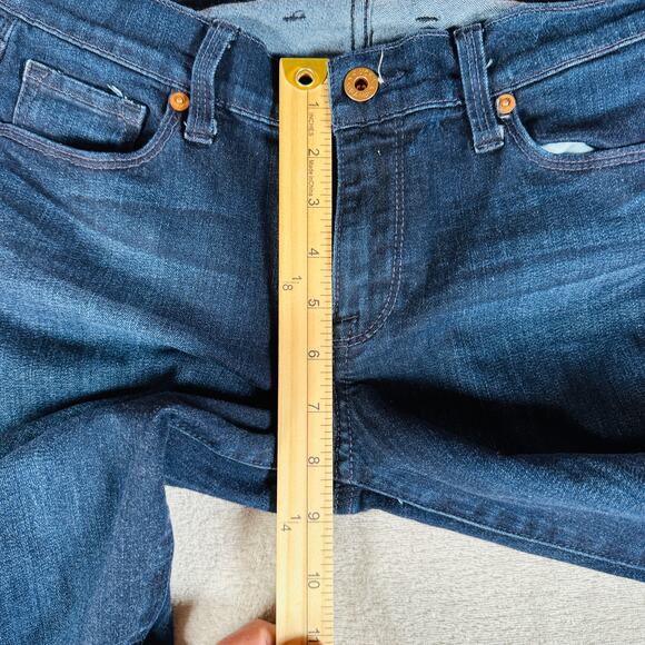Lucky Brand Jeans Womens 6/28‎ Dark Wash Blue Denim Sofia Skimmer Curvy Mid Rise - Picture 9 of 10